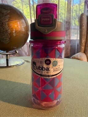 🌞 4/$20 Item- Bubba Kids Pink Purple Geometric Insulated Drink Bottle Leak Proof